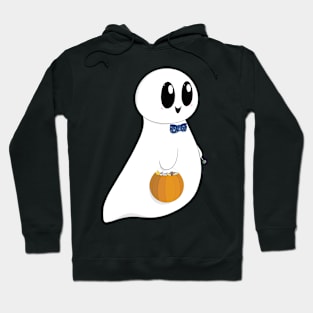 A Friendly Trick-or-Treating Ghost Hoodie